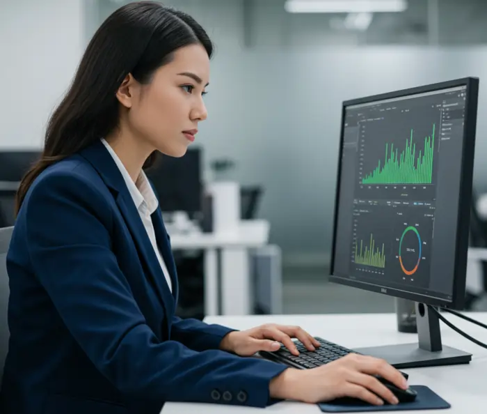 Data analyst, responsabile HR risorse umane, usa un software aziendale | Qipo