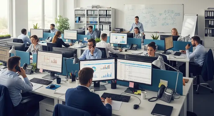 La direzione finanziaria di un ufficio a lavoro | Qipo