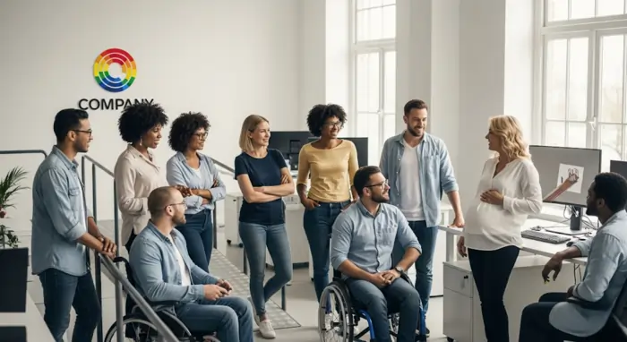 Un'immagine evocativa che rappresenta inclusività in azienda | Qipo