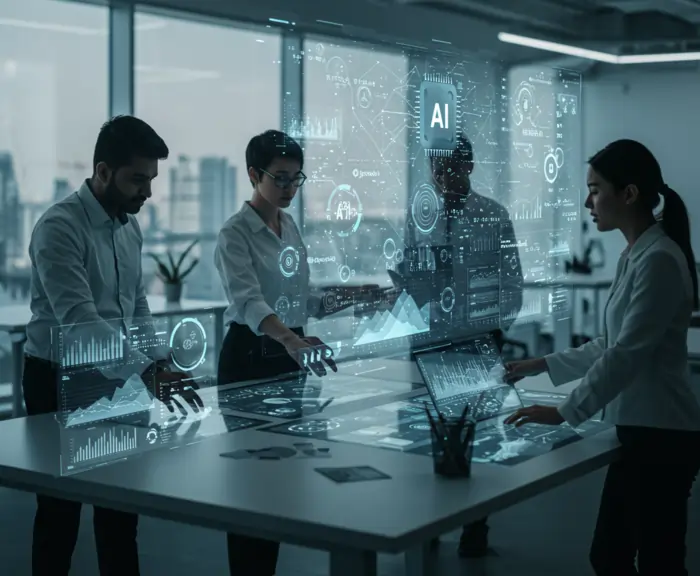 Immagine evocativa dell'IA nella gestione dei dati in azienda | Qipo