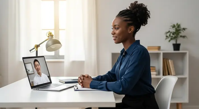 Un colloquio di lavoro da remoto via pc | Qipo